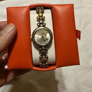 Mickey Silver and Gold Women's Watch